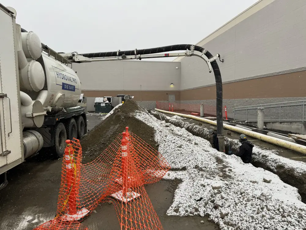 Cold-Weather and Frozen Ground Excavation by Hydrovac Pro